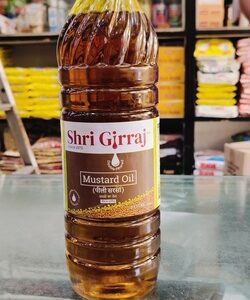 Shri Girraj Mustard Oil 1ltr Yellow mustard