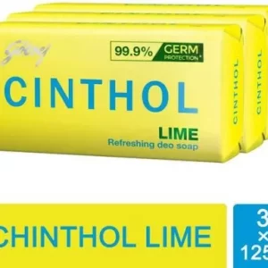 Cinthol lime soap 125gm*3 set